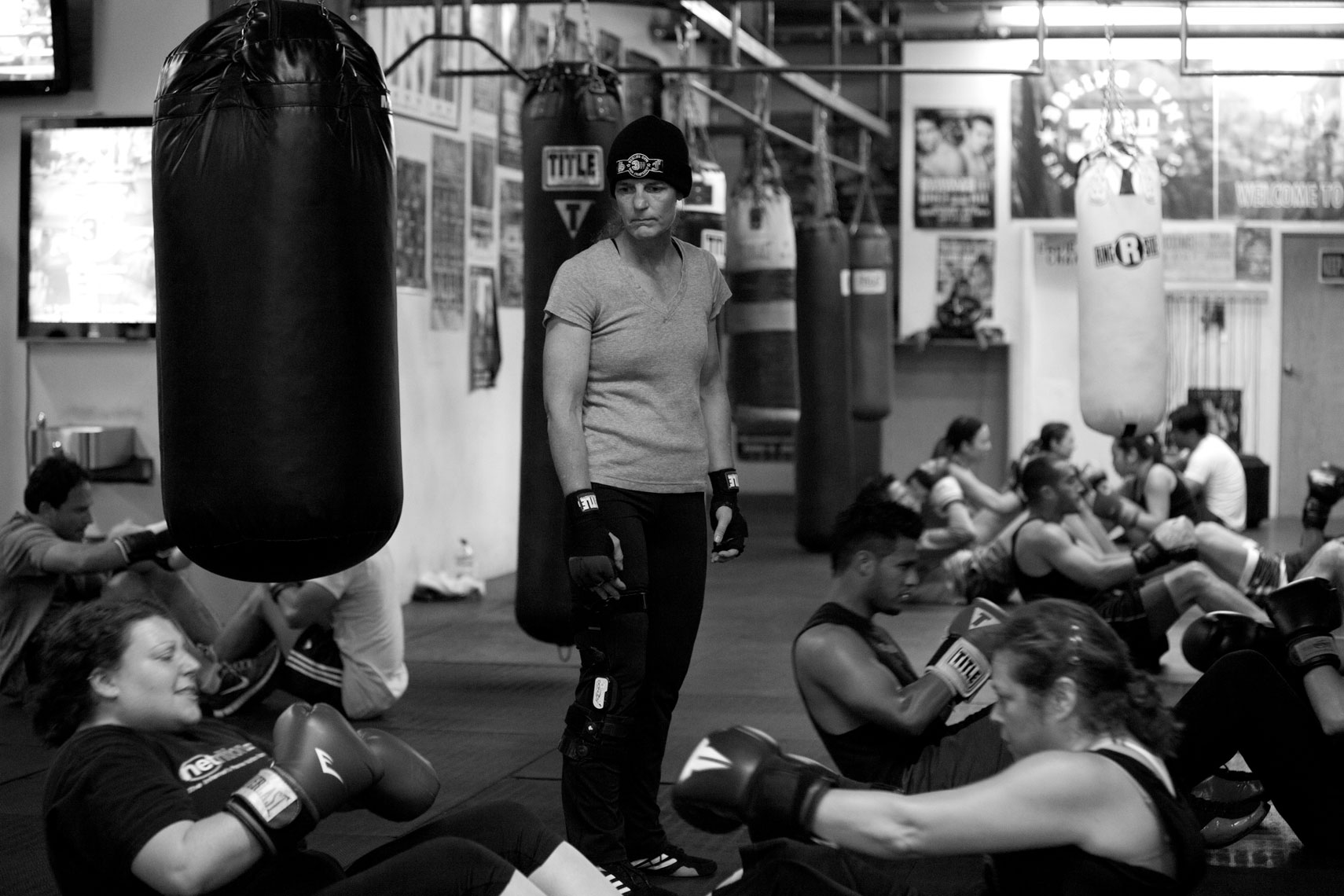 Woman Boxer also Instructs